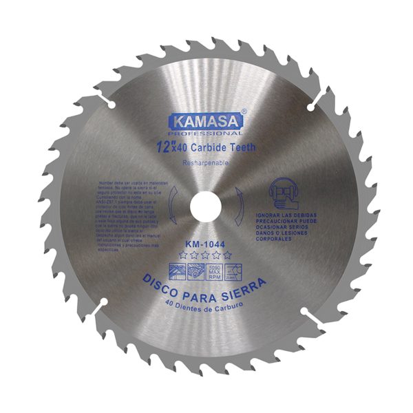Disco sierra para madera 12" (300MM) 40 Dientes ***** Kamasa