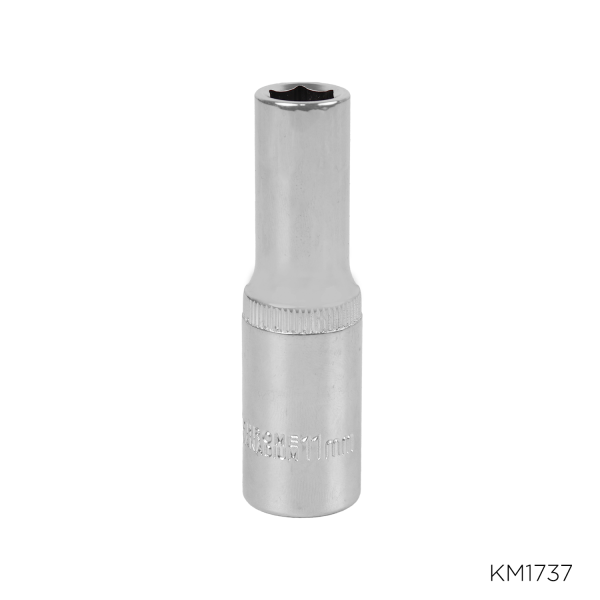 Dados largo cromado CRV 1/2"DR. 11mm