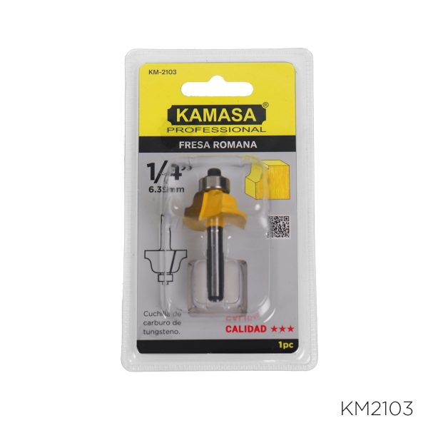 Fresa romana 1/4"x1-1/8" KAMASA *** - Imagen 2
