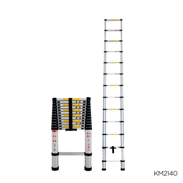 Escalera telescopica de aluminio 3.8m