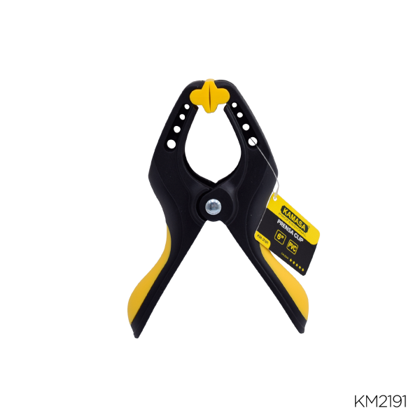 Prensa clip 6" PVC *****